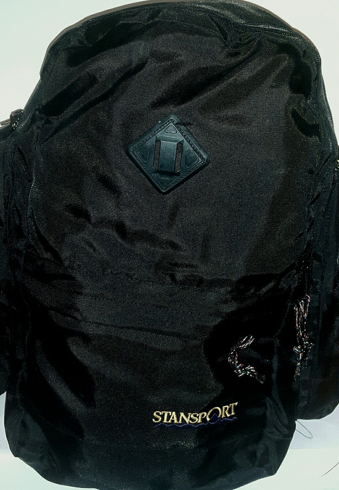 #39 Stansport Black multi pocket Backpack 19"